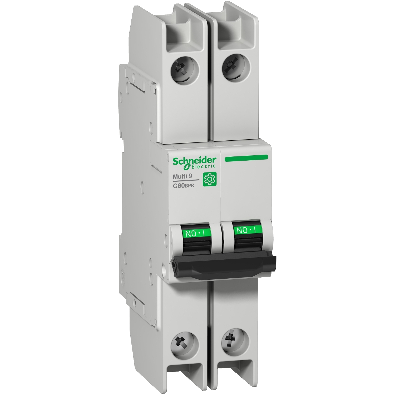 Schneider Electric Thermal Magnetic Circuit Breaker; 2-Pole; 40A; 240VAC/60VDC; Lever; Ring Tongue Terminal; D Trip Curve; UL 489